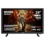 DYON ULTIMAX 24F-TI - Full HD 24 Zoll (60 cm) Fernseher (1080p, Smart TV, Tizen OS, Triple Tuner (DVB-C/-S2/-T2), Samsung Smart & Gaming Hub, Prime Video, Netflix, Disney+) [2025]