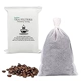 100 Pcs Einweg Tee Filter Taschen leere Baumwolle Drawstring Dichtung Filter Teebeutel für lose Blatt Petrol100pcs (4 'x 6'/10 x 15cm)