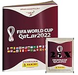 Panini FIFA World Cup Qatar 2022 Offizielle Stickerserie (1x Softcover Album + 25x Tüten)