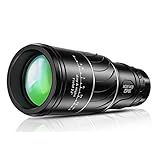 Binoculars for Adults, 16X52 Dual Focus Monocular 10x Telescope Lens 66/800m Monocular for Outdoor Bird Watching Camping Travel Sportshiking for Adult Bird Watching Outdoor Travel