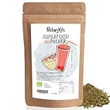 Bio Superfood Pulver 200g aus Hagebutten, Brennesselblätter und Mariendistelsamen - ideal für Smoothies und Müsli, veganes Superfood, 100% rein organisch, BotaniKils