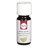 Rayher 34254000 Hobby Seifen Duftöl (100% vegan, in Glasflasche mit Kindersicherheitsverschluss, hautpflegende und wohltuende Wirkung) Limette, 10 ml, 10 x 6 x 2.7 cm
