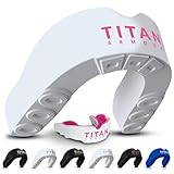 Titan Armour® Mundschutz für Erwachsene und Jugendliche, zweilagig, passgenauer Mundschutz für Erwachsene und Jugendliche, inkl. Mundschutz, für Boxen, Rugby, MMA, Hockey und alle Kontaktsportarten