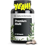 natural elements Premium Multivitamin – 180 hochdosierte...