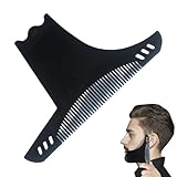 Bartschablone für Männer, Bartformwerkzeug | Bartwerkzeug Spitzschablone | Bartfutterwerkzeug Bartschablone, Snorshaper Bartschneideführung, Präzises Bartdesign und -styling