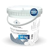 Dura Salt Salztabletten für Wasserenthärtungsanlagen - 10 kg Regeneriersalz - Premium Siedesalz nach DIN 973 Typ A (10 Kg)