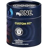 MyONE Custom Fit Large Sized Condoms | Tailored Width & Length | Max Pleasure | Triple Tested Softer Latex | Lubricated | Nontoxic, Vegan, Non-GMO | 69K: Width 69 mm (69), Length 207 mm (K)