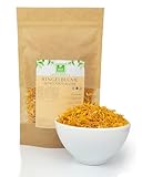 Ringelblumen - getrocknete Blüten 250g von der Grünen Essenz - aromatisch - getrocknete Blumen für Aufguss und Badezusatz - Ringelblumentee - Kräuterte - Ringelblumenblüten (250 Gramm)