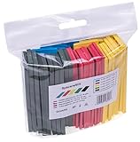 INTAKO - Abstandshalter Kunststoff - 50 Stück - 30 x 100 mm - Verglasungsklötze SET - Unterlegplatten Kunststoff - Distanzklötze - Abstandhalter Fenster - Fensterklötze - Glaserklötze - 2-6 mm