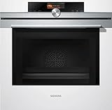 Siemens HM676G0W1 iQ700 Einbau-Elektro-Backofen mit Mikrowelle / Weiß / A+ / activeClean Selbstreinigungs-Automatik / varioSpeed / cookControl Plus vollautomatisches Braten