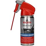 NIGRIN Talkum Spray 100 ml Sprühdose mit Funktionssprühkopf, Pflege für Gummiteile am Auto, pflegt und schützt nachhaltig