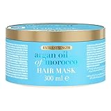 OGX Extra Strength Hydrate & Revive + Argan Oil of Morocco Hair Mask (300 ml), luxuriöse Haarmaske mit reichhaltigem Arganöl & Seidenproteinen