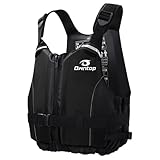 Owntop Schwimmhilfe Erwachsene, Schwimmjacke aus Schaumstoff mit Schrittgurt und Innentasche Unisex, Auftriebsweste für Sup Kajak Angeln Segeln Kanu