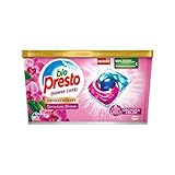 Bio Presto Power Caps Color Waschmittel, vordosiert, in Kapseln, Packung mit 18 Waschgängen