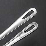 Grillhelfer Edelstahl-Küchenzange, inklusive zwei praktischen Größen (22,9 cm und 30,5 cm) für Ihre Bequemlichkeit (Silber)