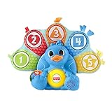 Fisher-Price BlinkiLinkis Zahlen und Farben Pfau, deutsche Version, elektronisches Lernspielzeug mit Licht und Musik für Babys und Kleinkinder ab 9 Monaten, HNN81