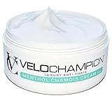 VeloChampion Luxury Anti Chafe Chamois Cream Frische Feuchtigkeitscreme. Reduziert Reibung und Beschwerden (150ml Mentholbecher)