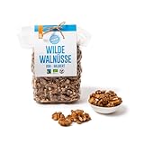 PAKKA Bio Fairtrade Walnusshälften, rohe wildgesammelte Bergwalnüsse 600g, Walnusskerne helle Hälften, Walnüsse direkt von Kleinbauern aus Samarkand Usbekistan, Öko, vegan, 600g (1er Pack)