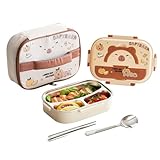 Edelstahl-Lunchbox - Behälter mit 3 Fächern, Auslauffeste Mahlzeit Aufbewahrungsbox, Wiederverwendbare Nahrungsmittelträger, Tragbarer Snack-Organisator | Für Büro Arbeitsschool Reisen Picknick