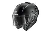 SHARK Herren NC Motorrad Helm, Schwarz, L