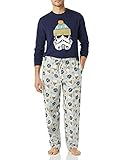 Amazon Essentials Disney | Marvel | Star Wars Herren Schlafanzug-Schlaf-Sets Flanell, Star Wars Winter - Mens, M