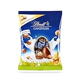 Lindt Schokolade Eier Ganznuss | 86 g Beutel | Feinste Eier aus Vollmilch Schokolade mit ganzen Haselnüssen | Oster Schokolade | Schokoladengeschenk | Ostereier | Schokoeier