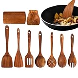 Kochgeschirr | Hängend servieren Backen | Küche Holz Utensilien Löffel Spatel | Wohnung Catering LKW Schlafsaal Mahlzeit Vorbereitung Urlaub Abendessen Einweihungsparty