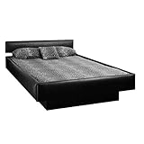 Strobel Organic Wasserbettmatratze, Schaumstoff, Schwarz, Queen