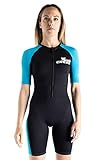 Cressi Tiburon Lady Shorty Wetsuit 2 mm - Shorty Neoprenanzug für Frauen zum Schnorcheln, Schwimmen und Wassersport, Ultra Stretch Neopren