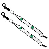 2Pcs Golf Perlen Schlagzähler Hubzähler Golf Score Stroke Perlen Mit Clip (30Cm Länge) Golf Zählkette