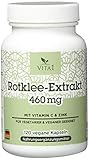 VITA1 Rotklee Extrakt 460mg • 120 Kapseln (2 Monate Vorrat) • für das Wohlbefinden in den Wechseljahren • Kapseln von Vita1® sind besonders für Veganer und Vegetarier
