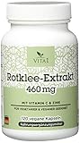 VITA1 Rotklee Extrakt 460mg • 120 Kapseln (2 Monate Vorrat) • für das Wohlbefinden in den Wechseljahren • Kapseln von Vita1® sind besonders für Veganer und Vegetarier