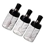 COLLBATH 1 Gewürzflasche aus Glas Salzglas Minibehälter Kanister Mini-Lebensmittelbehälter Käsestreuer, Salztopf lagercontainer gewürze set Gewürzbehälter Gewürzhalter Black