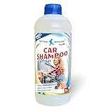 Autoshampoo mit Wachs 1L Peter Space, effizient, zum Waschen von Autos, professioneller Autopflegereiniger - sicher, ungiftig, mit Hochglanzwachs
