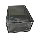 LEKSOGS Transparente Schuhbox für Sneaker, Größe 47, Schuhbox