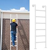 Industrielle Eisenrohr-Hochbettleiter, Wandmontage, Etagenbett, Fluchtleiter für Fenster, Wells, Notausgang, Indoor/Outdoor, Klettern (160 cm), perfekt für Decks und Wohnmobile