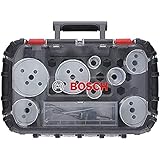 Bosch Professional 11 tlg. Lochsäge Progressor for Wood & Metal Set Elektriker (für Holz und Metall, Ø 25-86 mm, Zubehör Bohrmaschine)