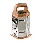 BOWTONG Multifunktionale Gemüsereibe Zerkleinerer 4 Seiten Manueller Stahl Käse Obst Obst Schneider Knoblauch Ingwer Slicer Schäler