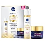 NIVEA Cellular LUMINOUS 630® Anti-Pigmentflecken Tag & Nacht Set, Anti-Pigmentflecken Gesichtspflege Set, inkl. Anti-Aging Tagespflege und Nachtpflege für reife Haut