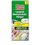 Nexa Lotte Langzeit Mottenschutz Hänger, gegen Kleidermotten, wirkt schnell und bis zu 6 Monate, dezenter Duft, 2 St., Grün