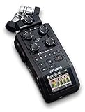 Zoom - H6-BLK - Tragbarer 6-Spur-Recorder mit austauschbaren Mikrofonen - 1x abnehmbares XY-Mikrofon und 4X XLR-Eingänge