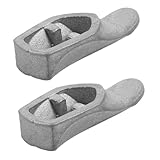 STOBAZA 2 Stück Edelstahl Cutter Handschutz für DIY Messerherstellung Robust und Bruchsicher Vielseitig Einsetzbar als Fingerschutz und Griffschutz für Cutter Zubehör und