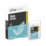 CYB ON THE GO Minitabletten, 100 kleine, leicht verdauliche Tabletten im praktischen Spender – Zink 15mg (als Zinkchelat) – DNA-Synthese, Testosteron, Spermatogenese, Sehkraft, Haare, Nägel und Haut