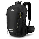 SKYSPER BOGDA 30 Wanderrucksack 30L Camping Backpack mit Rückenbelüftung & Trinksystem Trekkingrucksack aus atmungsaktivem 3D Air Mesh Polyester Camping Outdoor Wandern Rucksack