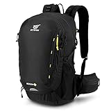 SKYSPER BOGDA 30 Wanderrucksack 30L Camping Backpack mit Rückenbelüftung & Trinksystem Trekkingrucksack aus atmungsaktivem 3D Air Mesh Polyester Camping Outdoor Wandern Rucksack