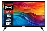 TELEFUNKEN Fernseher 24 Zoll Smart TV (HD-Ready, HDR, Triple-Tuner, 6 Monate HD+ inkl.) XH24TO550S