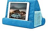 Pillow Foam Laptop Tablet Lapdesk Multifunktion Tablet Ständer Halter Ständer Schoßauflage Kissen für iPad mit Tasche (Hellblau)