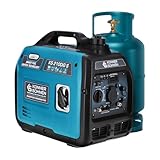 LPG/Benzin-Inverter-Generator KS 2100iG S von Könner & Söhnen. Stromerzeuger 2000 W, Schuko-Steckdose 230 V, 2 USB-Anschlüsse, LED-Anzeige, ECO-Modus, notstromaggregat EURO 5