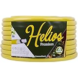Gartenschlauch gelb 1' Helios Premium 10 Jahre Garantie 4 lagig Wasserschlauch Bewässerungsschlauch (20m)