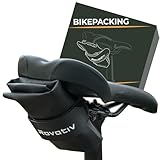 Rovativ® Bikepacking Werkzeugtasche - super kompakte Fahrrad Satteltasche für Gravelbike, Rennrad, MTB – stabil und Klapperfrei